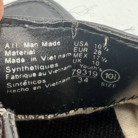 Smart Fit Black Loafers Size 10 1/2 Boy’s - Picture 9 of 10